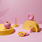 Seau de plage Mini Ballo Sweet Pink / Yellow Stone