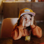 Casquette enfant Velours - Sweet honey