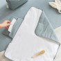 Matelas à langer imperméable Mozart - Stone blue