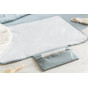 Matelas à langer imperméable Mozart - Stone blue