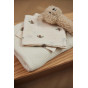 Couverture lit bébé  Basic Knit - Ivory - 100x150cm