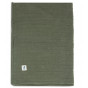 Couverture Pure Knit Velvet - Leaf Green GOTS - 100x150cm