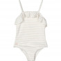 Maillot de bain Mauricette - Y/D stripes Crisp white / Sandy