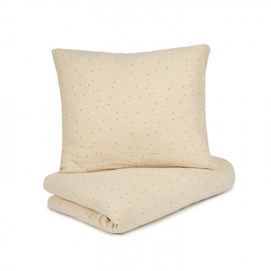 Wabi Sabi Housse de couette 100x140 et taie d'orreiller - Dots Ginger Wabi Sabi Housse de couette 100x140 et taie d'orreiller - Dots Ginger
