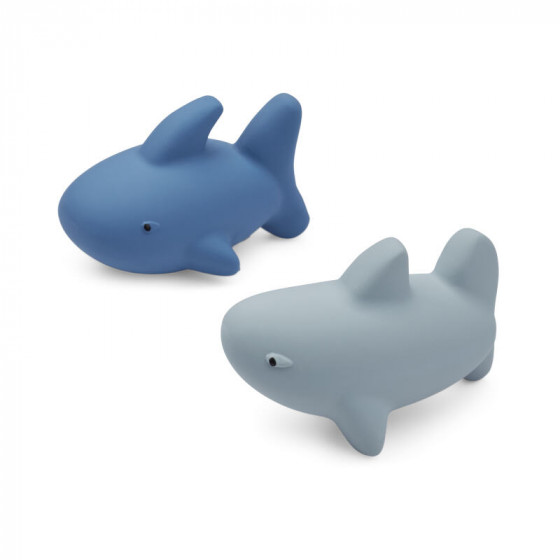 Set de 2 jouets de bain Ned - Shark & Riverside mix