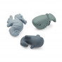 Jouet de bain Nori - Sea creature & Whale blue mix