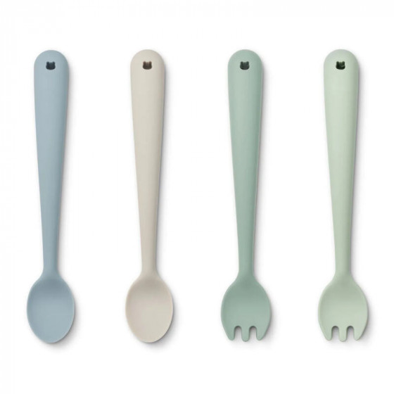 Set de couverts Shia - Dusty mint multi mix