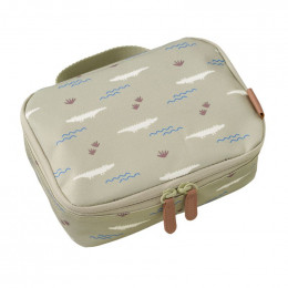 SEENLIN Sac Isotherme Repas Femme Bureau Enfant Double Couche Lunch Bag  Petit Glaciere Souple Isotherme Sac Lunch Box Imperméable pour  Pique-Nique/Plage/Voyager,221516cm,1 pièce.