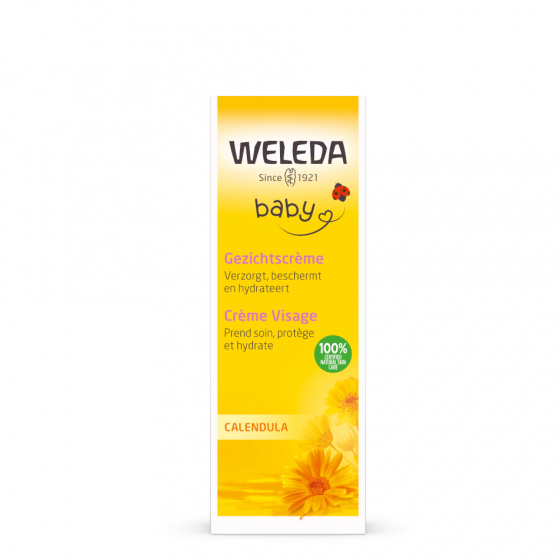 Crème protectrice visage bébé au calendula - 50 ml Crème protectrice visage bébé au calendula - 50 ml