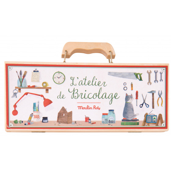 Petite valise bricolage - 6 outils - Moulin Roty