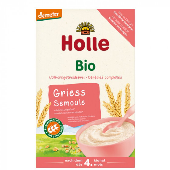 Céréales complètes bio - Semoule - 250g - Holle