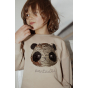 Sweat Lou à sequins - Oxford Tan - 9-10 ans - Konges Sløjd