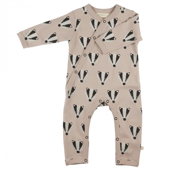 Pyjama kimono en coton bio - Badger Stone - Pigeon Pyjama kimono en coton bio - Badger Stone - Pigeon