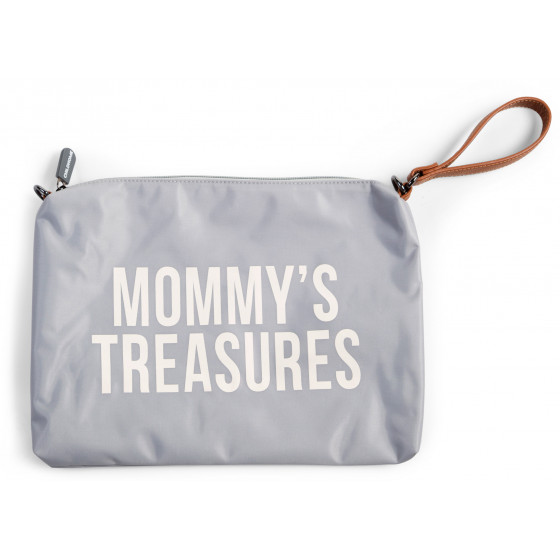 Pochette Mommy's Treasures - Gris & écru