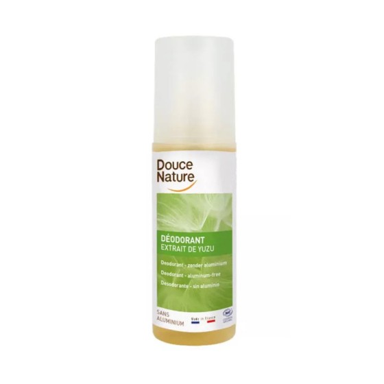 Déodorant à l'extrait de Yuzu sans aluminium Spray 125 ml Déodorant à l'extrait de Yuzu sans aluminium Spray 125 ml