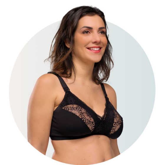 Soutien-gorge d'allaitement Soft Silk - Noir