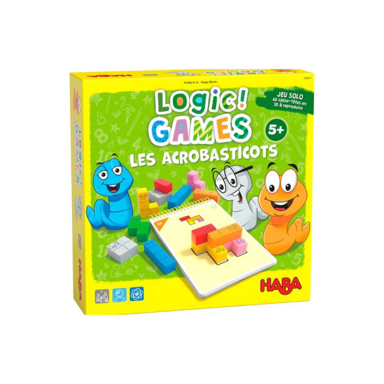 Haba - Logic Games - Jeu de société les acrobasticots - Version française