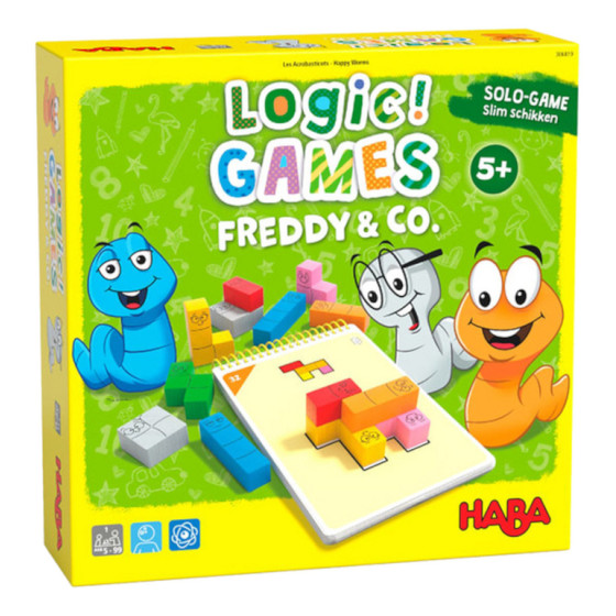 Haba - Logic Games - Jeu de société Freddy & Co - Version néerlandophone