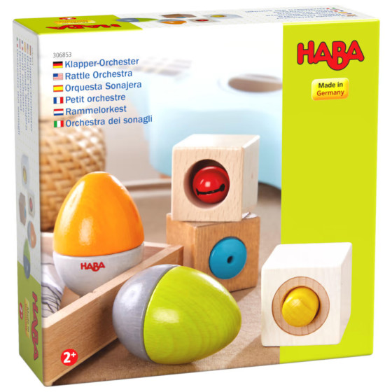 Haba - Petit orchestre - 3 cubes sonores, 2 ?ufs musicaux