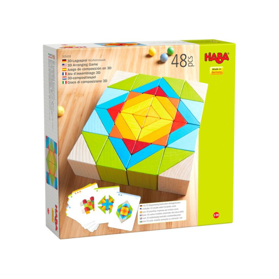 Haba - Jeu d'assemblage 3D Mosaïque de cubes
