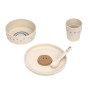 Set repas Happy Rascals - Smile sky blue (assiette, bol, tasse, cuillère) - Laessig