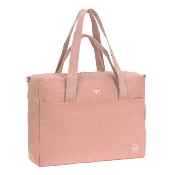 Sac à langer en coton bio - Rose