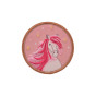 Set de patch et d'écussons - Horse pink