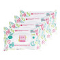 Lingettes écologiques pour bébé - sans parfum - Camomille & Aloe Vera BIO - Lot 4X72 (288 lingettes)