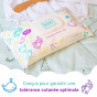 Lingettes écologiques pour bébé légèrement parfumées - Calendula & karité BIO - 72 lingettes