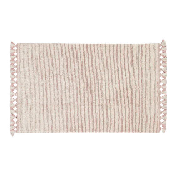 Tapis en laine lavable - Koa Pink