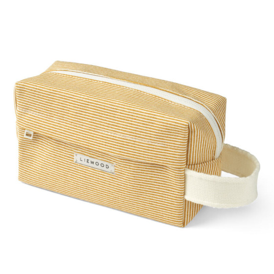 Trousse de toilette Trine Y/D stripe Yellow Mellow/crème de la crème - Liewood