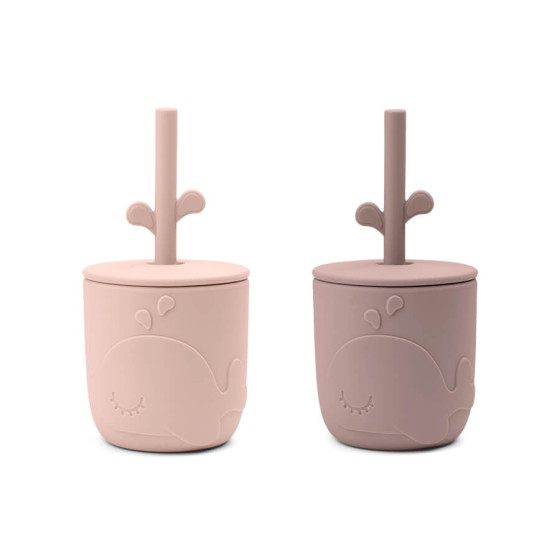 Tasse avec paille Peekaboo - 2-pack - Wally Powder Tasse avec paille Peekaboo - 2-pack - Wally Powder