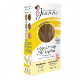 Coloration 100% végétale - blond foncé - 2 x 50 g - Les couleurs de Jeanne