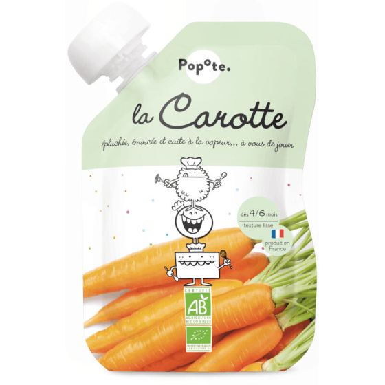 Gourde carottes 120g - Popote