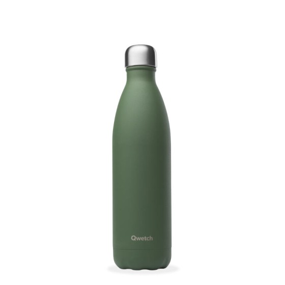 Bouteille isotherme - Granite - Kaki - 750ml - Qwetch Bouteille isotherme - Granite - Kaki - 750ml - Qwetch