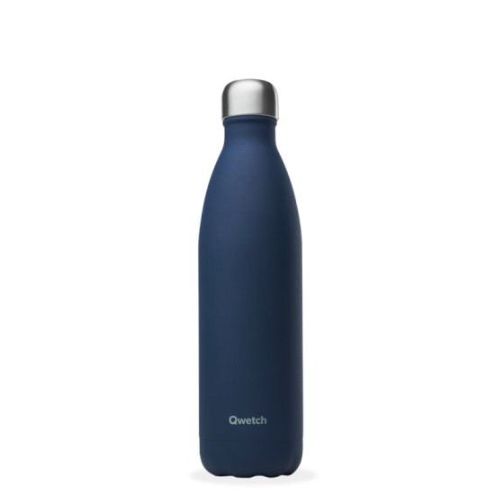 Bouteille isotherme - Granite - Bleu nuit - 750ml - Qwetch Bouteille isotherme - Granite - Bleu nuit - 750ml - Qwetch