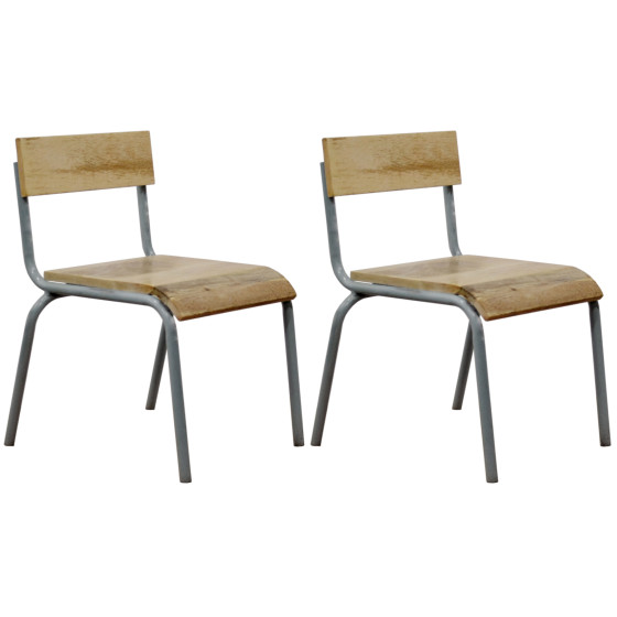 Set de 2 chaises Original grey