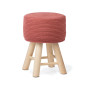 Tabouret Iggy - corail