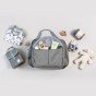 Sac à langer Genève II gris chiné - Béaba