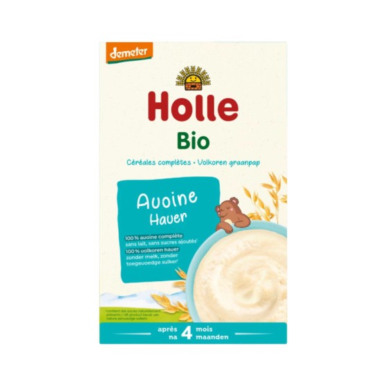 Bouillie aux flocons d'avoine BIO dès 4 mois 250 g - Holle Bouillie aux flocons d'avoine BIO dès 4 mois 250 g - Holle