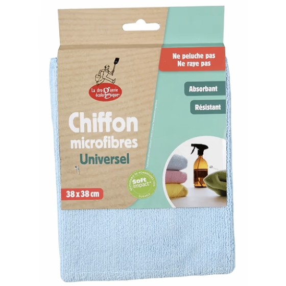 Chiffon microfibres multiusages universel - La Droguerie Ecologique