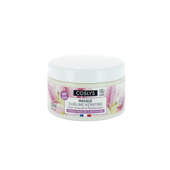 Masque BIO cheveux fragilisés kératine 250 ml - Coslys