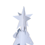 Paperpod - Sapin en carton Blanc Pack de 5