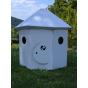 Hutte en carton Blanc - Paperpod