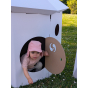 Hutte en carton Blanc - Paperpod