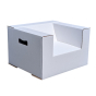Fauteuil en carton Blanc 2 pièces - Paperpod