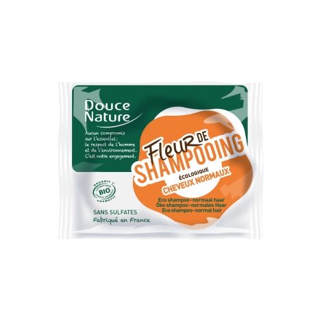 Fleur de shampooing cheveux normaux - Douce Nature Fleur de shampooing cheveux normaux - Douce Nature
