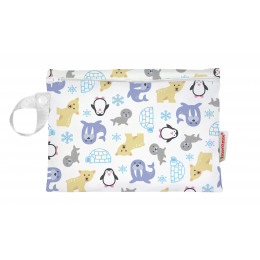 Pochette pour collations en coton BIO - Banquise
