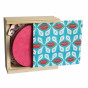 Lingettes démaquillantes lavables - coffret en bois - 10 lingettes