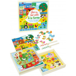 Les jeux des tout petits "à la ferme" - à partir de 2 ans